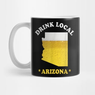 Arizona Beer Map TShirt Drink Local Brewmaster Gift Mug